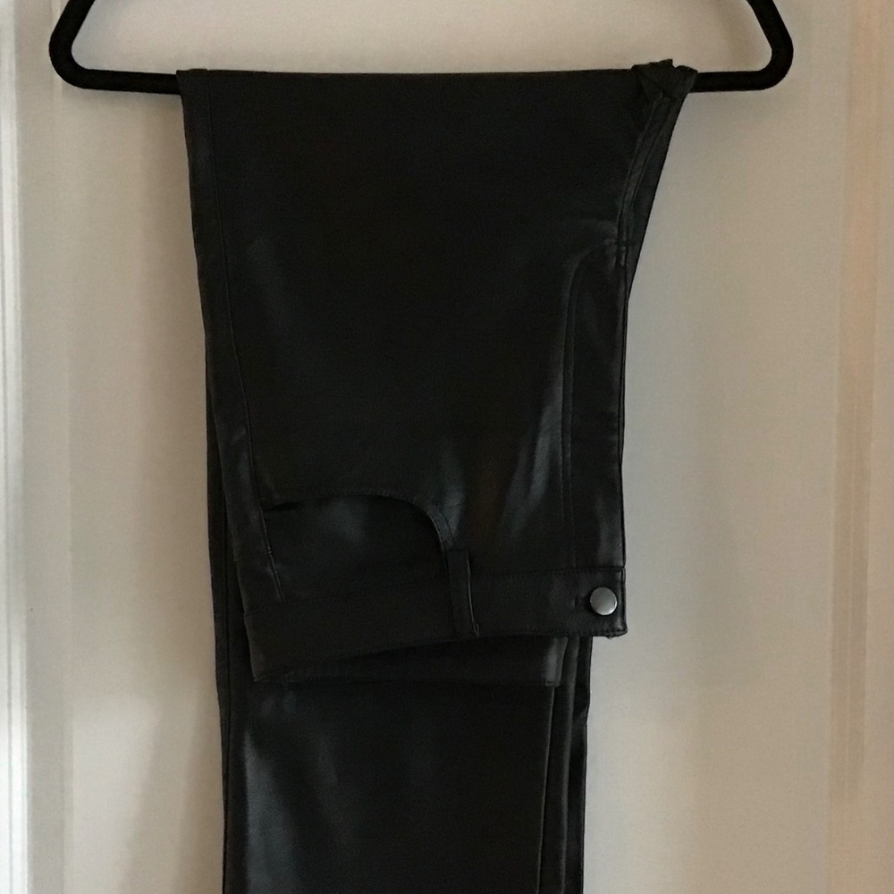 H&M faux leather pants size 12